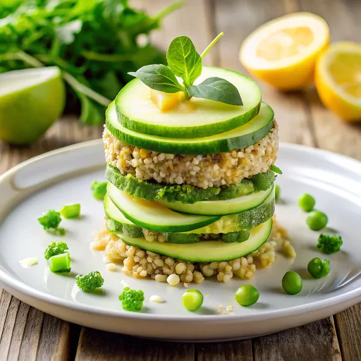 Zielony Mix z Jabłkami i Kaszą Quinoa